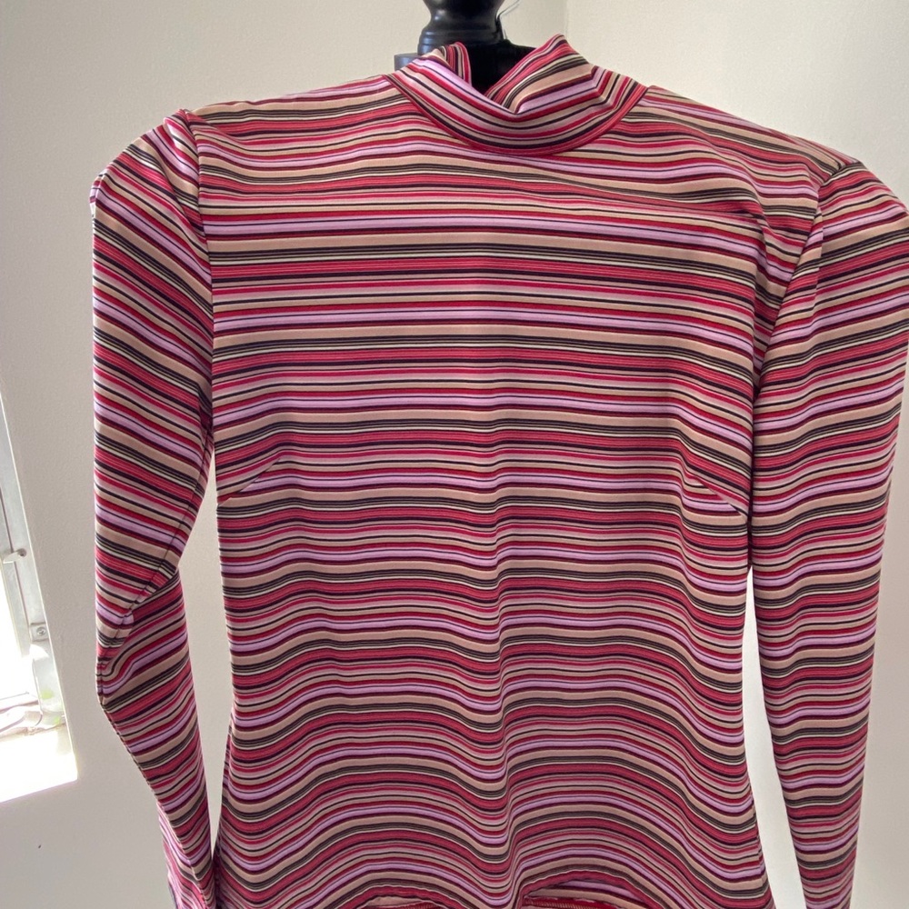 J Crew stripped turtleneck